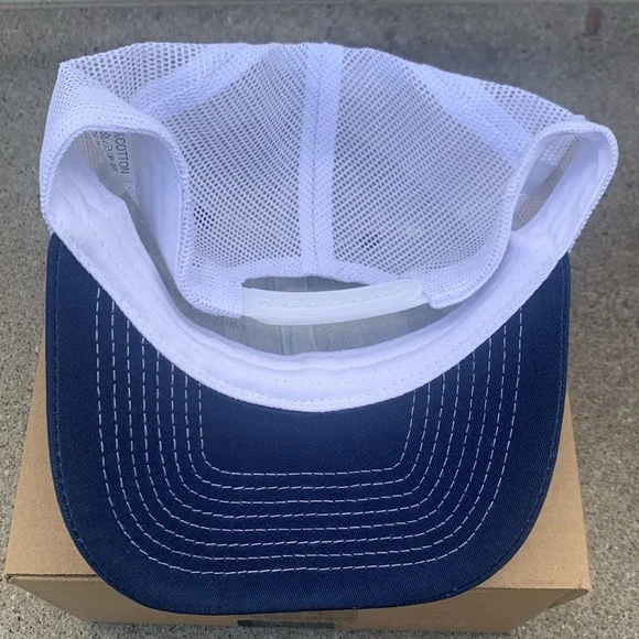 Unisex Mens and Womens Trucker Hat Cap Blue NWT One Size - Picture 5 of 10